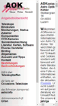Mobile Screenshot of aokswiss.ch